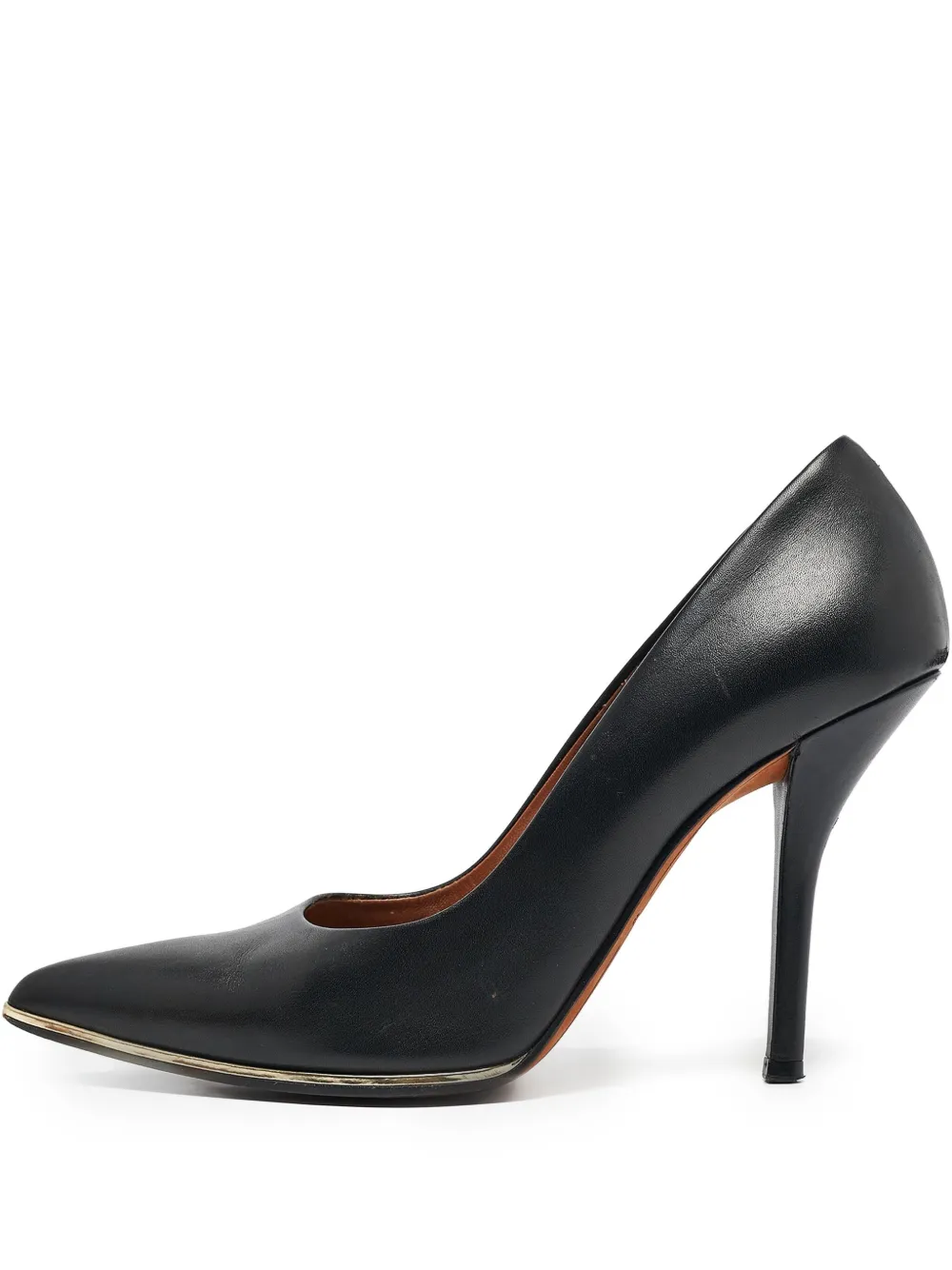 105mm leather pumps