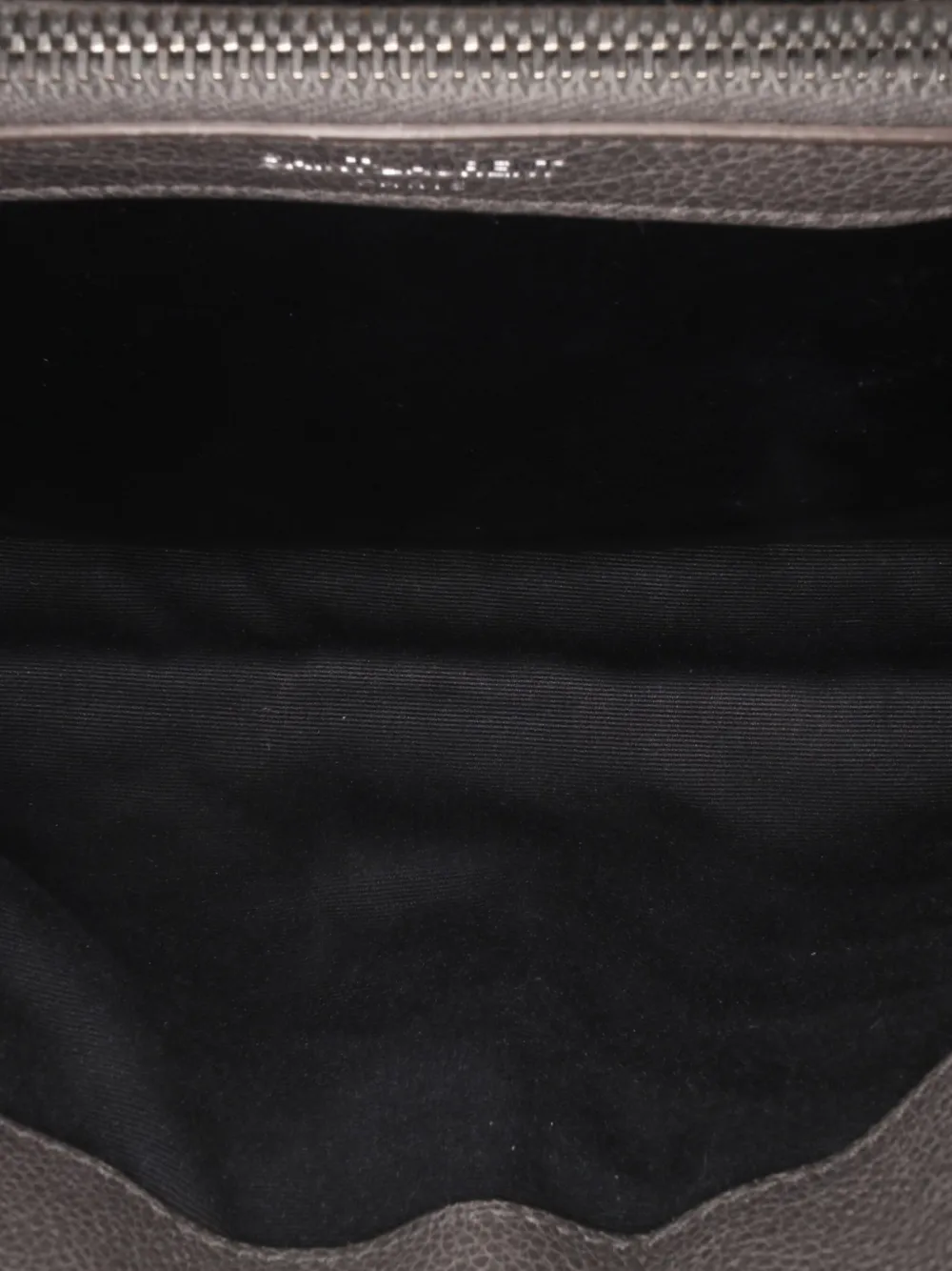 Pre-owned Saint Laurent 2016 Medium Monogram Chevron Sheepskin College Satchel
