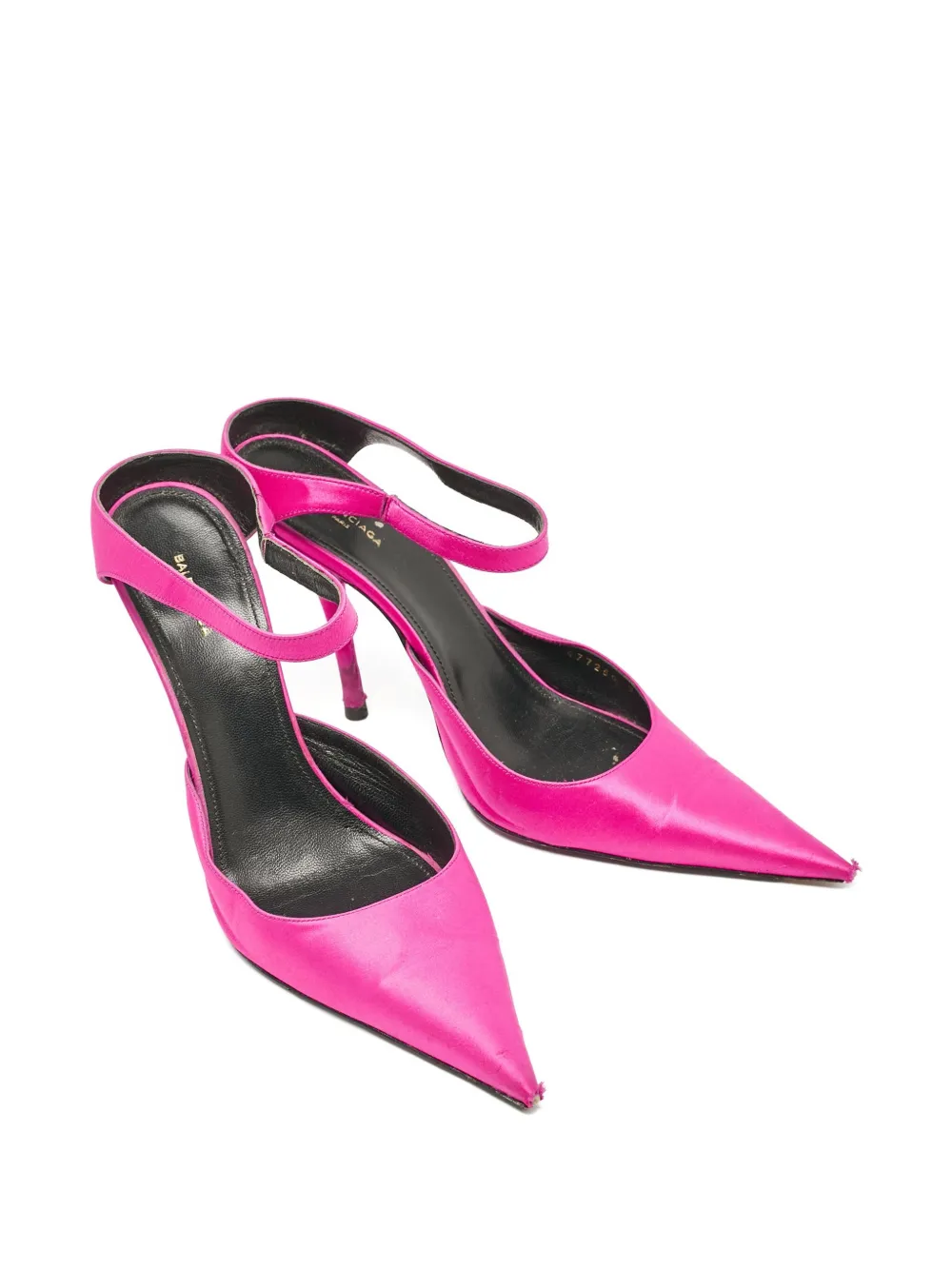 Balenciaga Pre-Owned 2023 100 mm satijnen muiltjes - Roze
