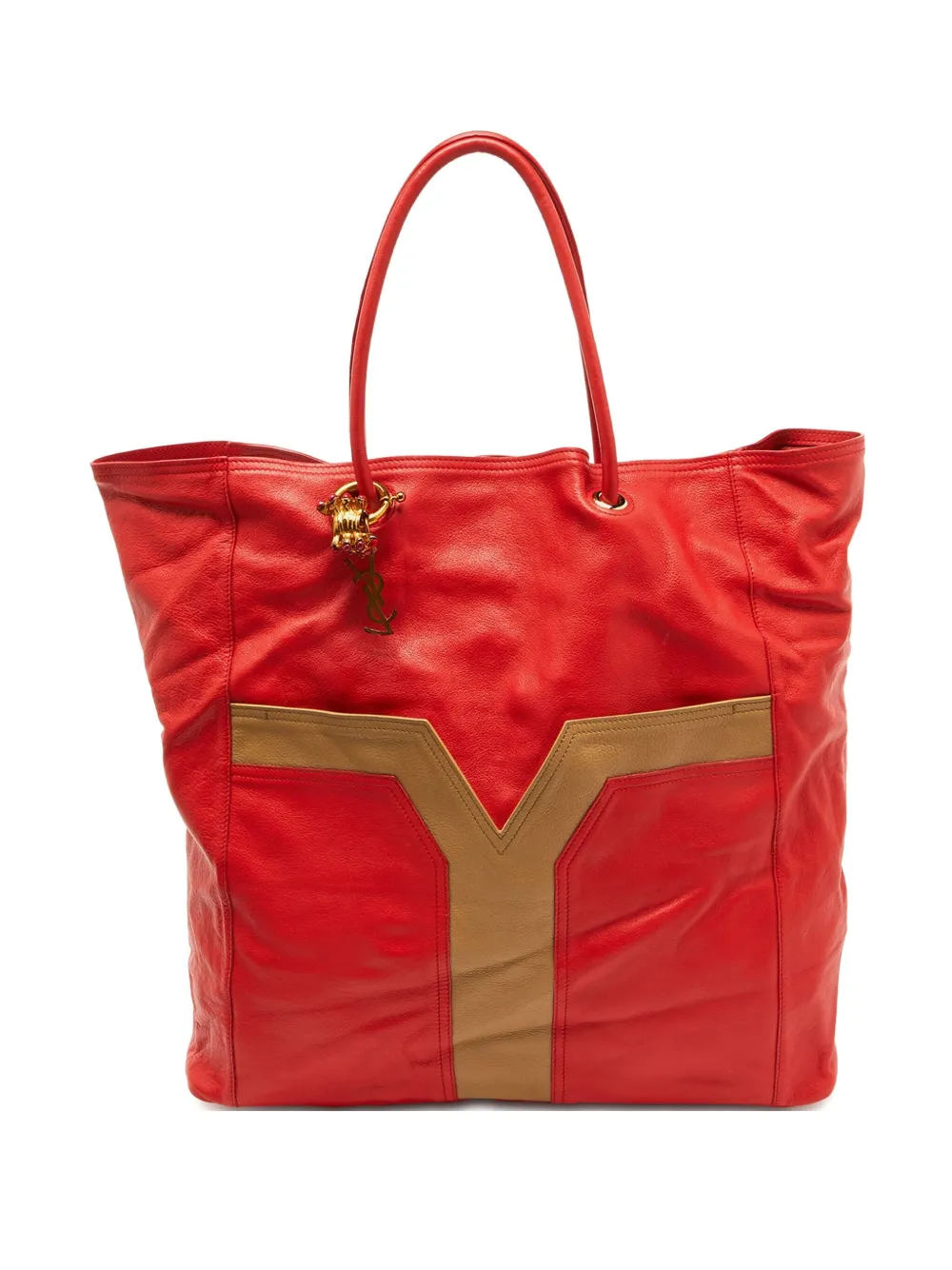 Saint Laurent Pre-Owned leather tote bag | rojo | Image 1