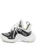 Louis Vuitton Pre-Owned tweed sneakers - Black