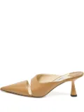 Jimmy Choo Pre-Owned 100mm Zalea pointed-toe mules - Neutrals