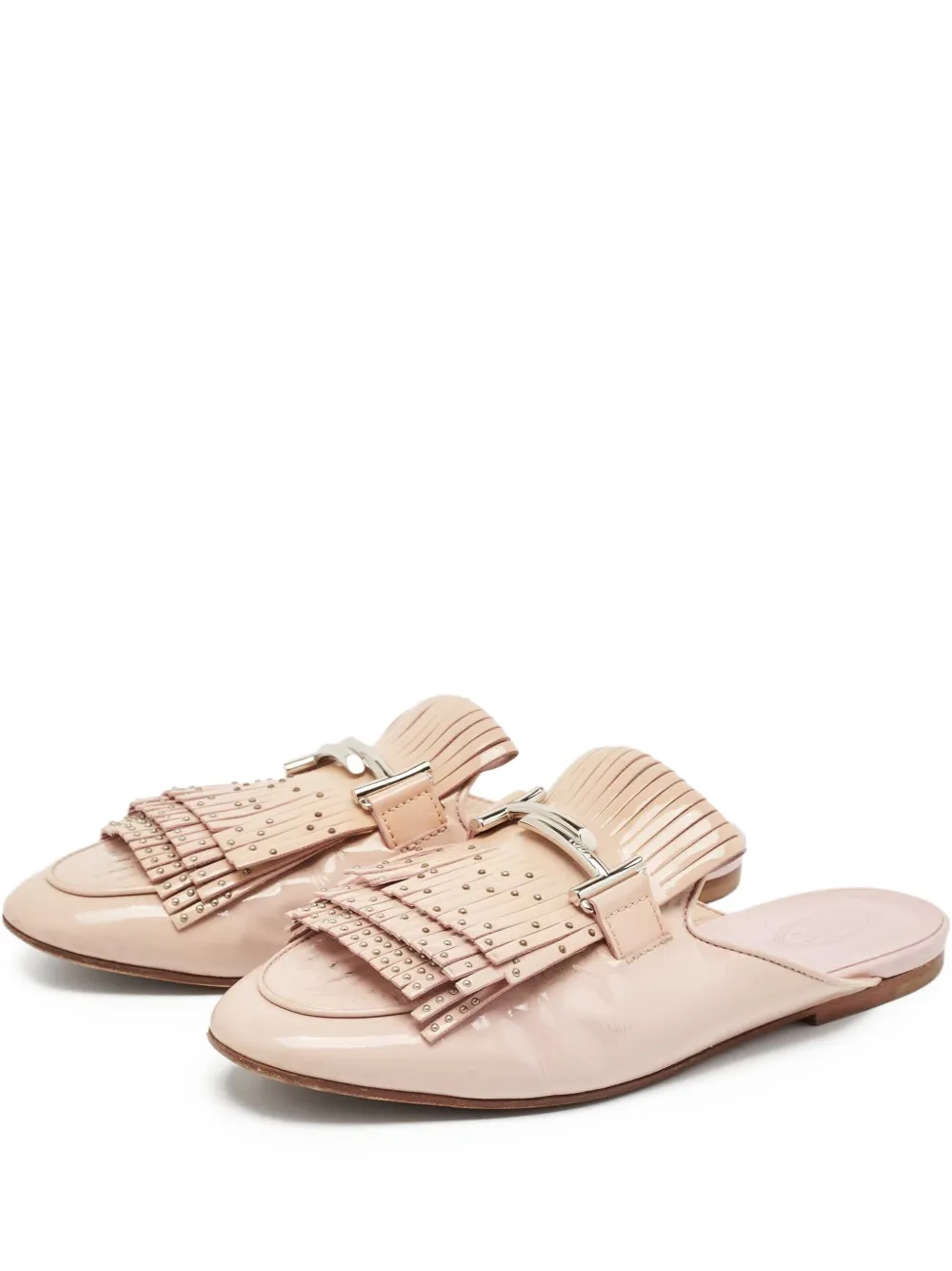 Tod's Vintage フリンジ ミュール - ニュートラル Tod's Vintage フリンジ ミュール - ニュートラル