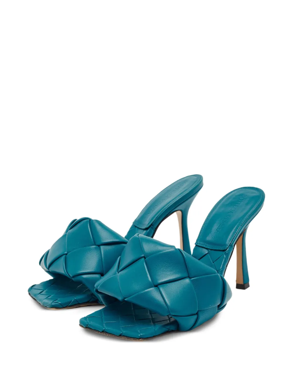 Bottega Veneta Pre-Owned 100mm Lido woven square-toe mules | Image 2