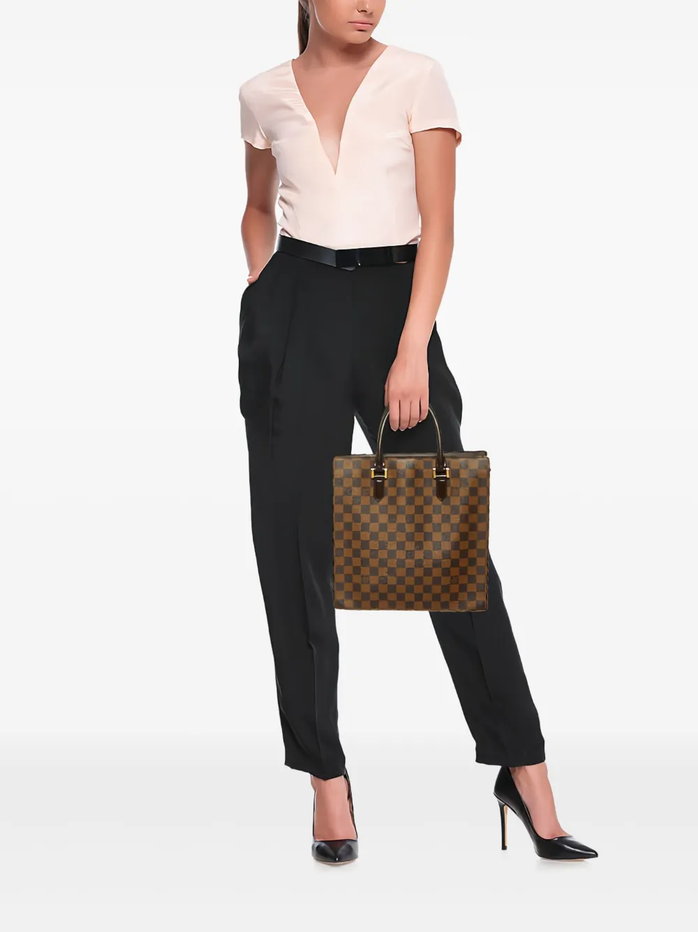 Louis Vuitton Pre-Owned Karierte Damier Ebene Tote Bag | Pre-owned & Archive | Image 2