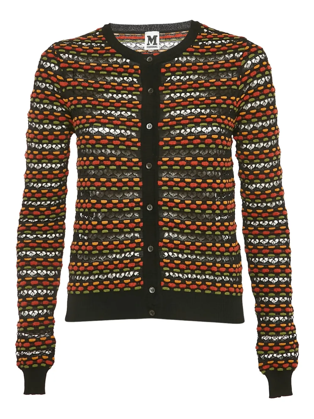Missoni Pre-Owned cárdigan tejido a rayas | rojo | Image 1