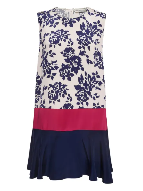 Mary Katrantzou pre-owned floral-print colour-block dress