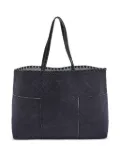 Tory Burch pre-owned Block T quilted tote bag - Blue