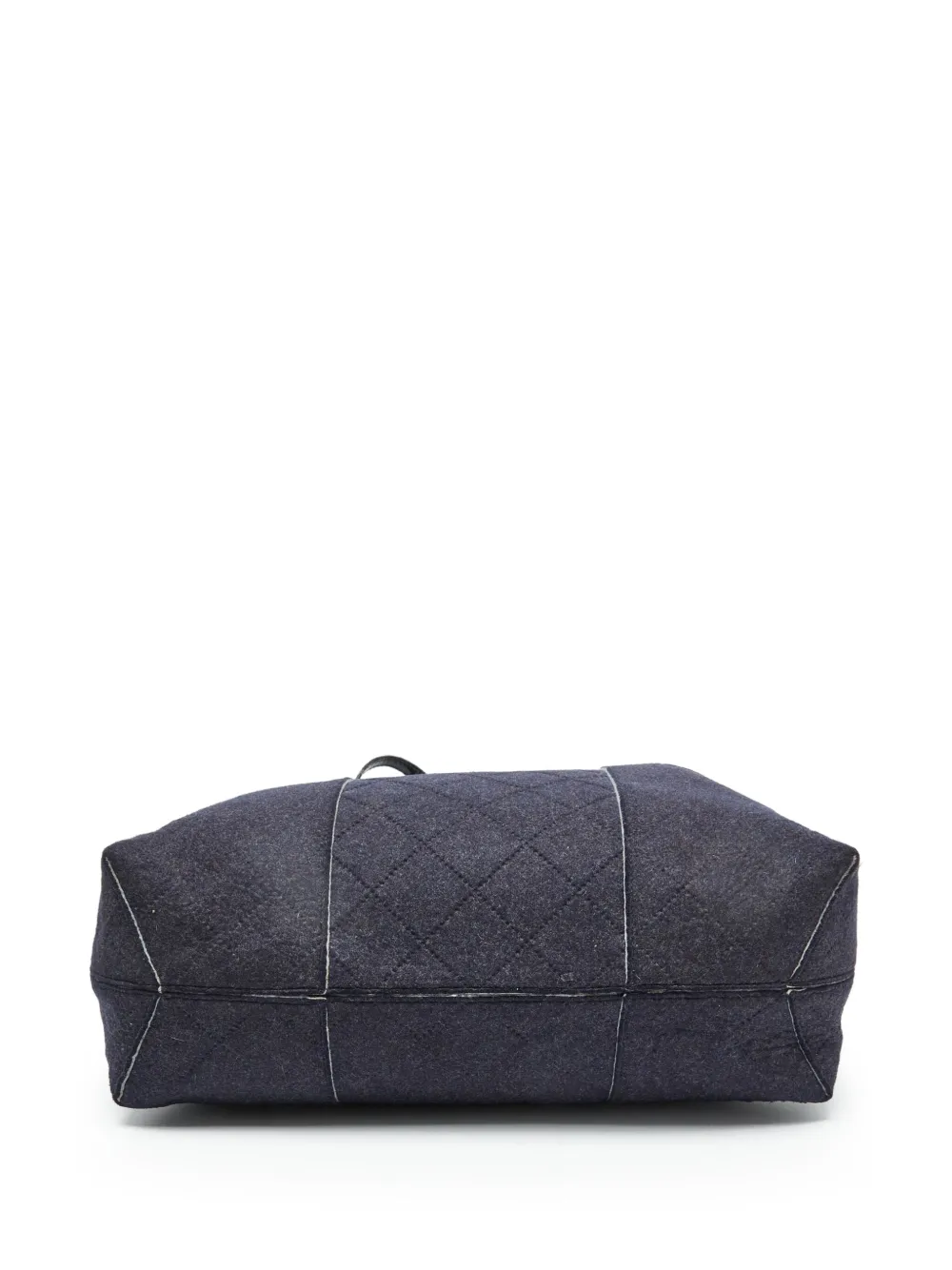 Pre-owned Tory Burch Block T Quilted Tote Bag