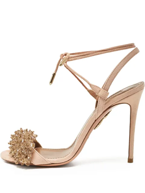 Aquazzura pre-owned 105mm Monaco bejeweled sandals