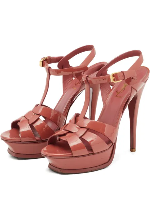 Saint Laurent Pre-Owned Tribute heeled sandals
