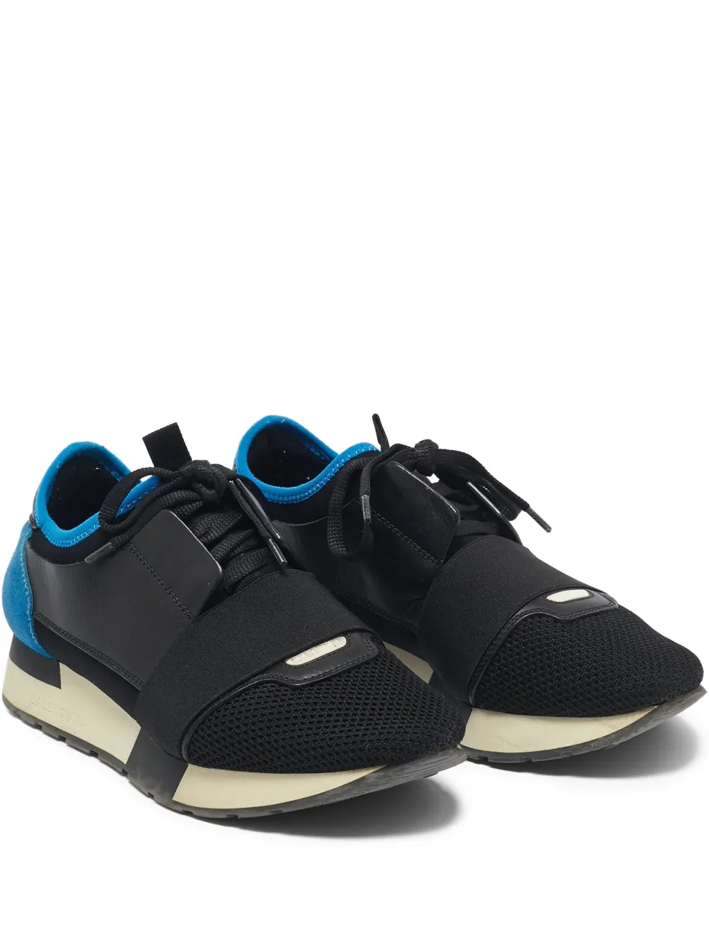 mesh-panelled sneakers