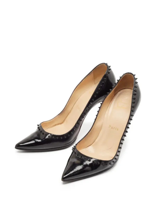 Christian Louboutin Pre-Owned Anjalina Studded pointed-toe Pumps
