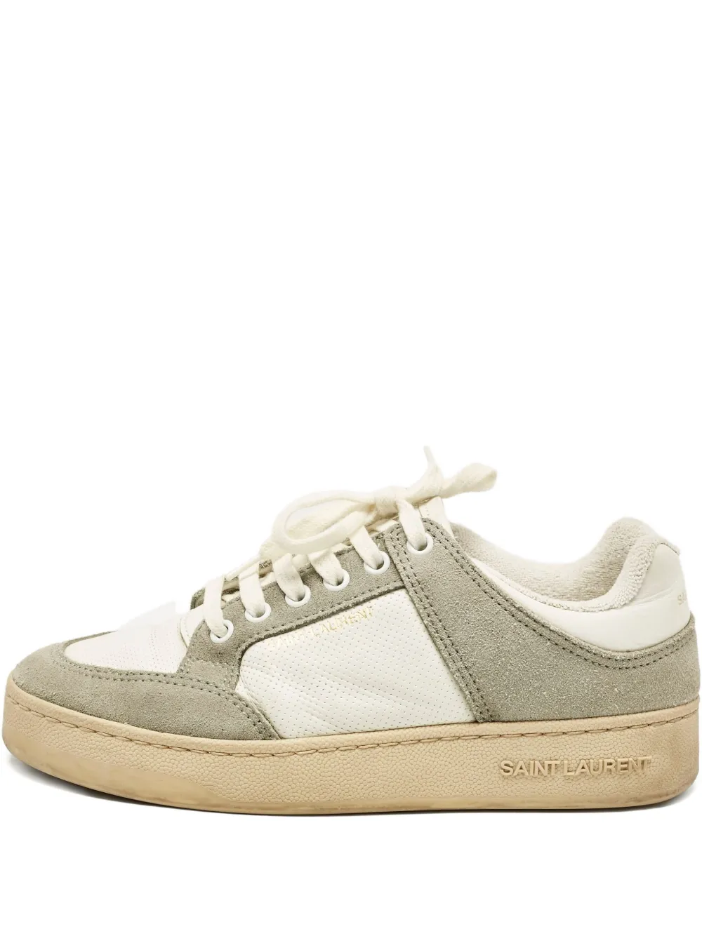 SL/61 panelled suede sneakers