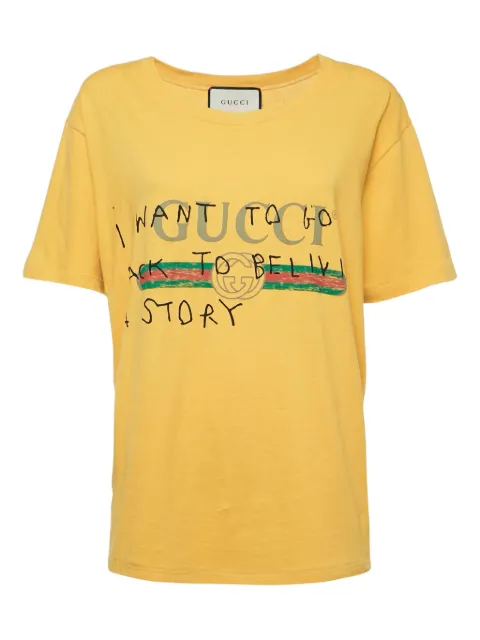 Gucci Pre-Owned logo-print T-shirt