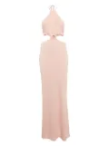 alice + olivia cut-out halter neck gown - Pink