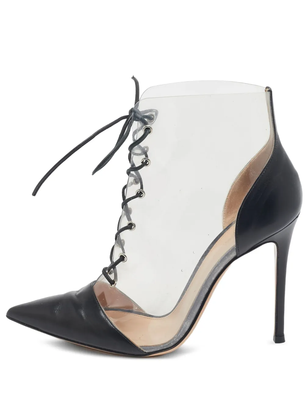 Gianvito Rossi pre-owned 110mm Helmut lace-up boots | Black | Image 1