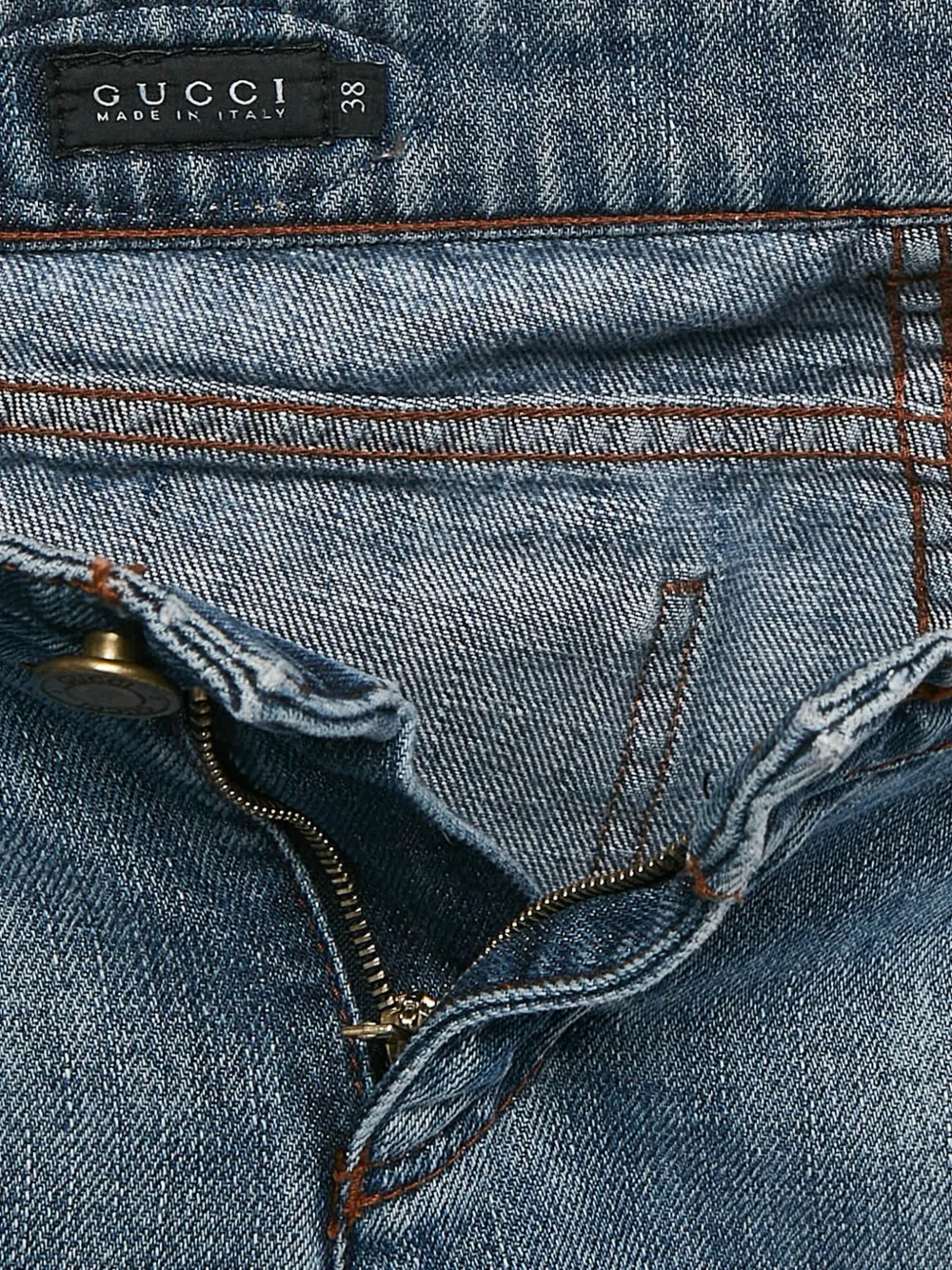 Gucci Pre-Owned Jeans con ricamo 2006 | Pre-owned | Image 4