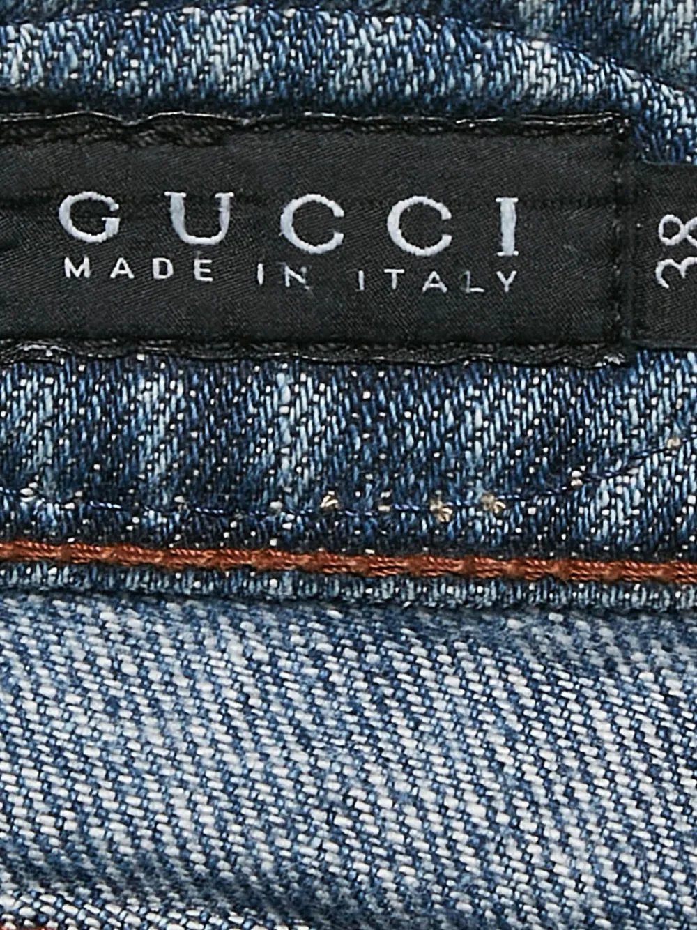 Gucci Pre-Owned Jeans con ricamo 2006 | Pantaloni Pre-owned | Image 3