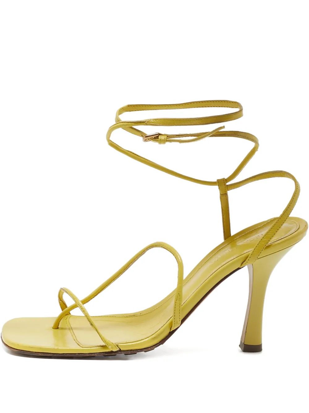 square-toe patent leather sandals
