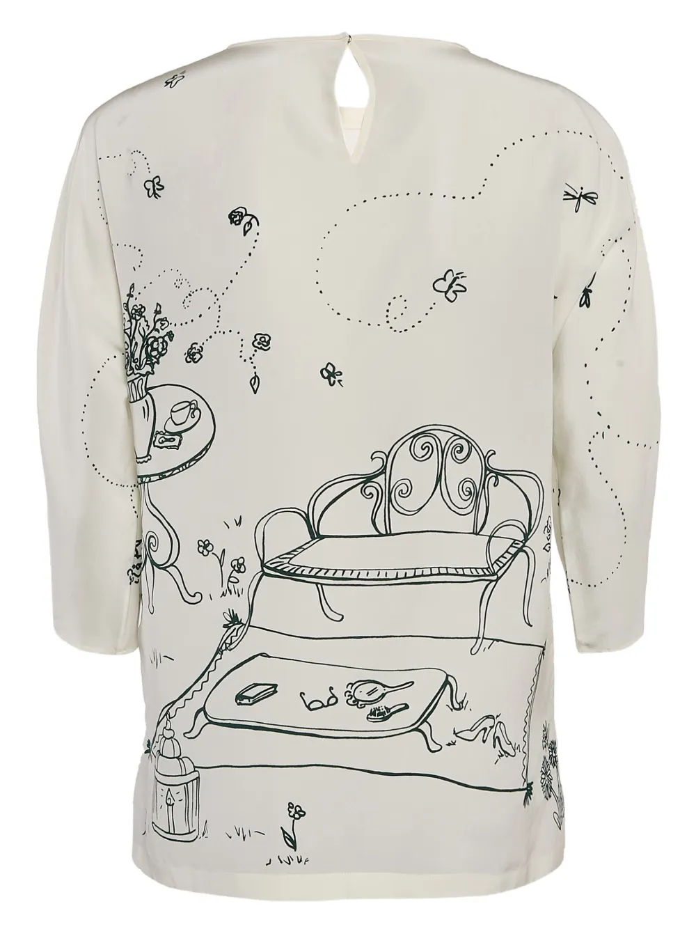 Dolce & Gabbana Pre-Owned graphic-print blouse | Image 2