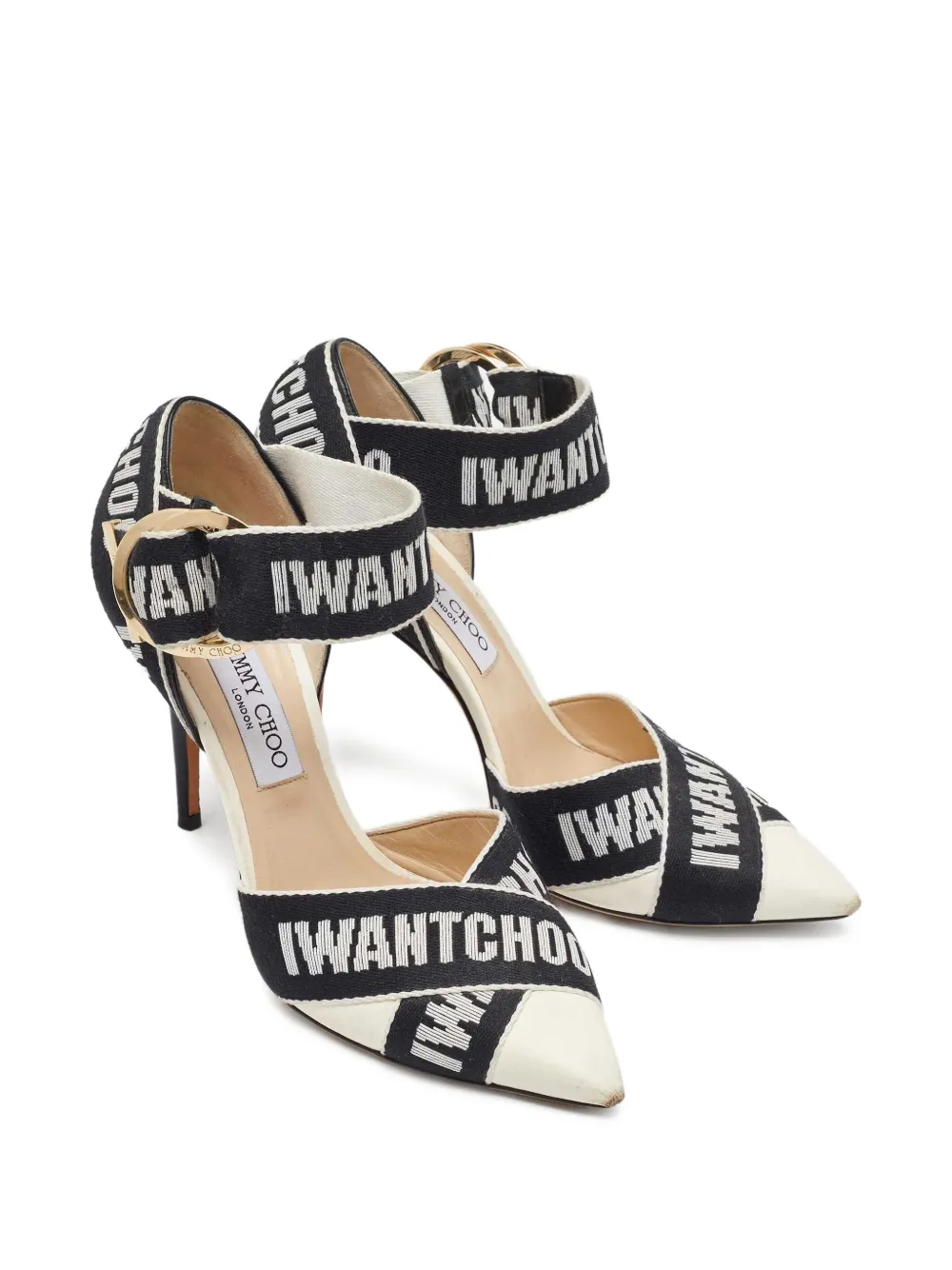 Jimmy Choo Pre-Owned sandalias Bea con tacón de 105mm | Image 2
