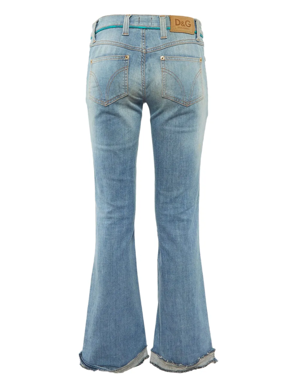 Dolce & Gabbana Pre-Owned contrasting-trim jeans | Image 2