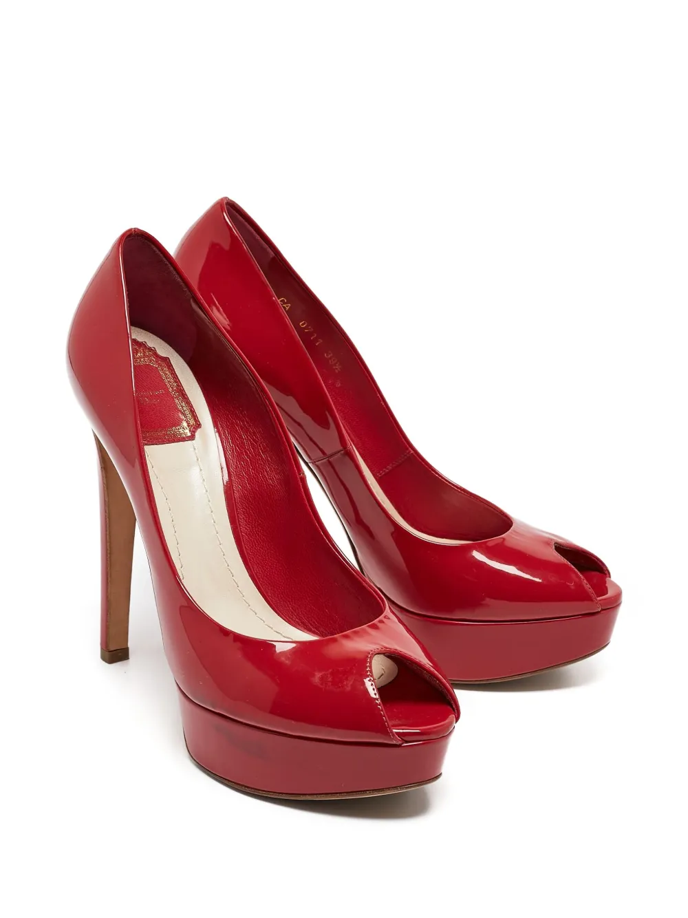 Christian Dior Pre-Owned Leren sandalen - Rood