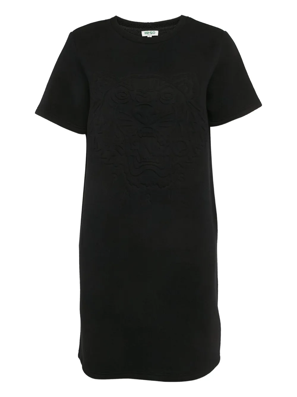 embossed-detail dress