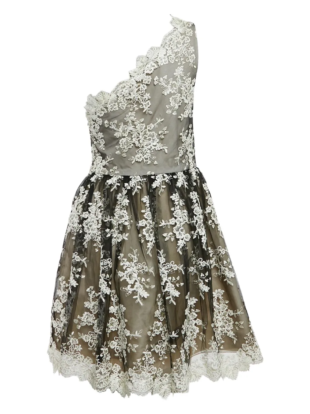alice + olivia Pre-owned One-Shoulder-Kleid mit Spitze | Image 2