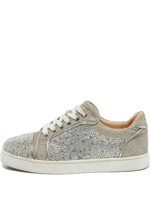 Christian Louboutin Pre-Owned rhinestone-embellished sneakers