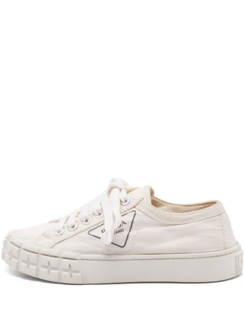 Prada Pre-Owned lace-up sneakers