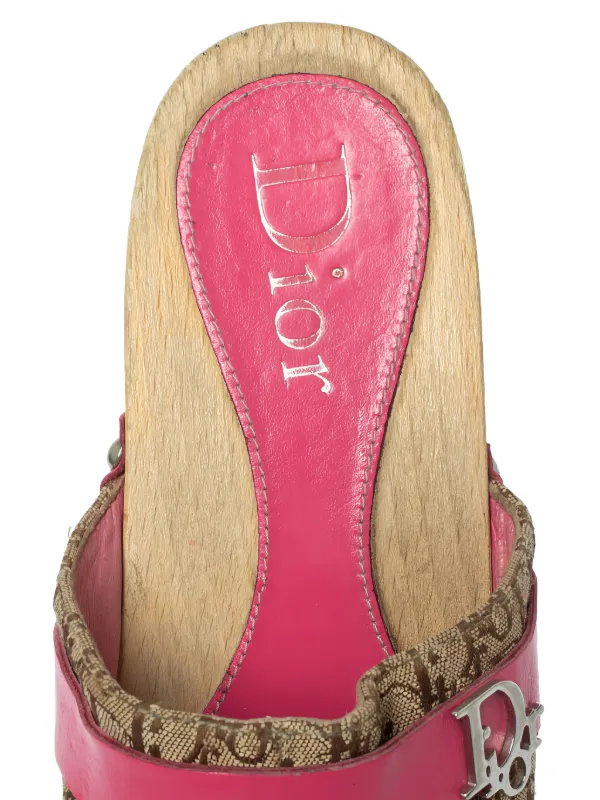 Christian Dior Pre-Owned Diorissimo ミュール | ブラウン | FARFETCH JP