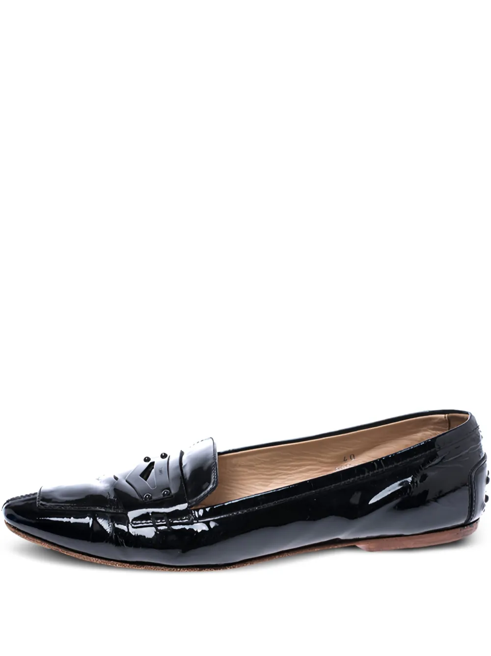 Tod's Vintage プレオウンド レザーローファー - ブラック Tod's Vintage プレオウンド レザーローファー - ブラック