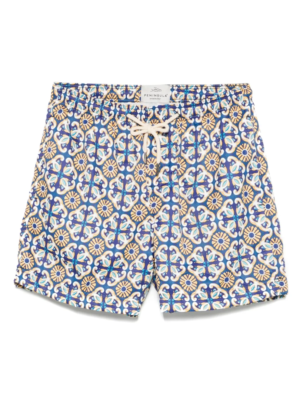 PENINSULA SWIMWEAR graphic-print shorts | Blue | Image 1