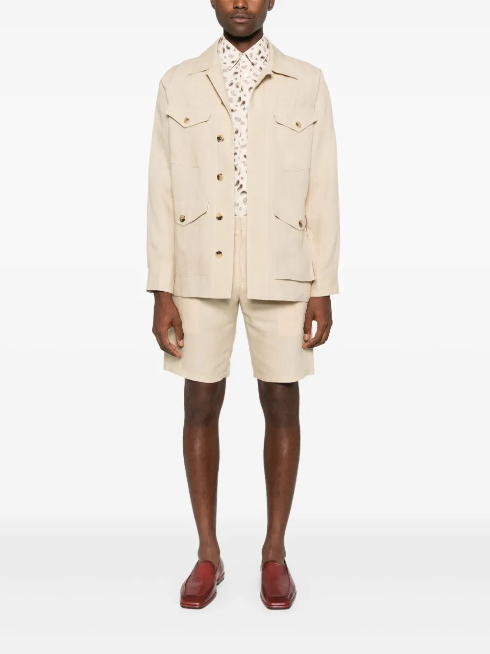 Paul Smith linen shorts - Beige