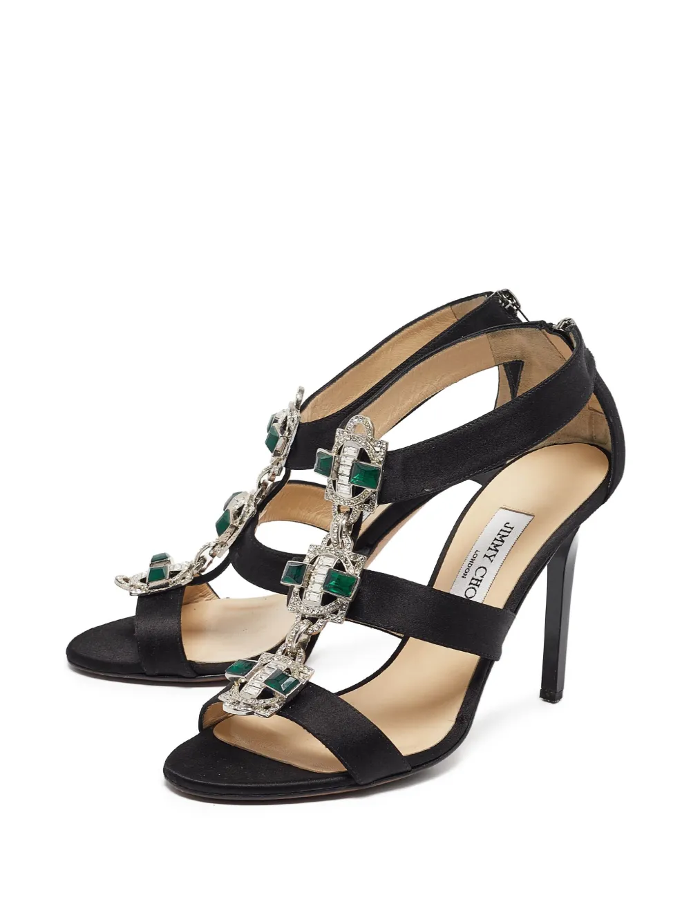 Jimmy Choo Pre-Owned 100mm leather heeled sandals | Image 2