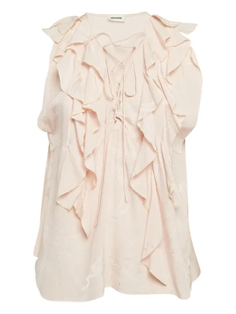 Zadig&Voltaire pre-owned ruffle-detail blouse
