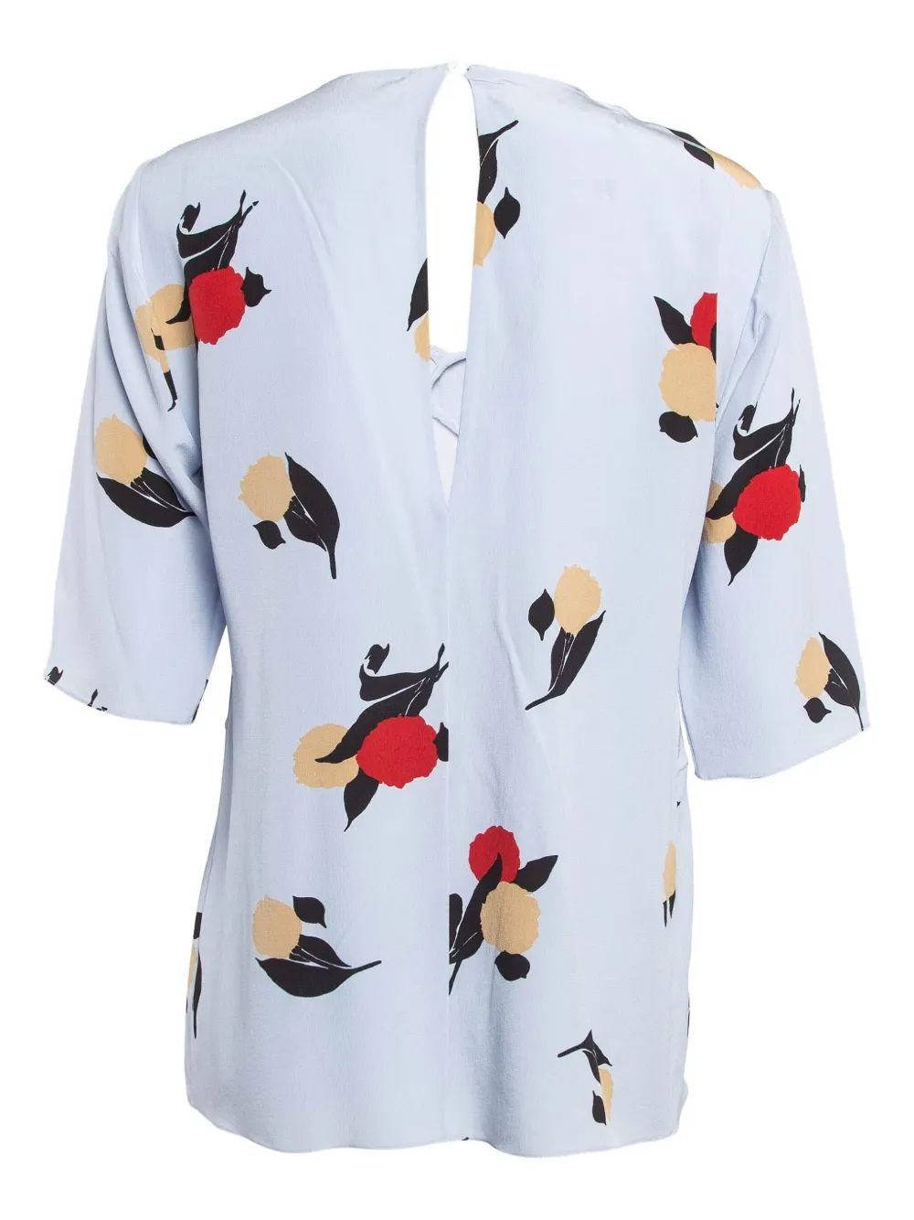 Marni Pre-Owned 2019 floral drape silk top | Image 2