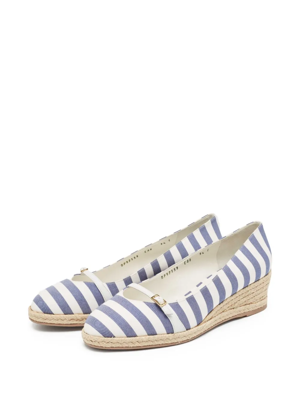Ferragamo Pre-Owned 50mm stripes espadrilles | Image 2