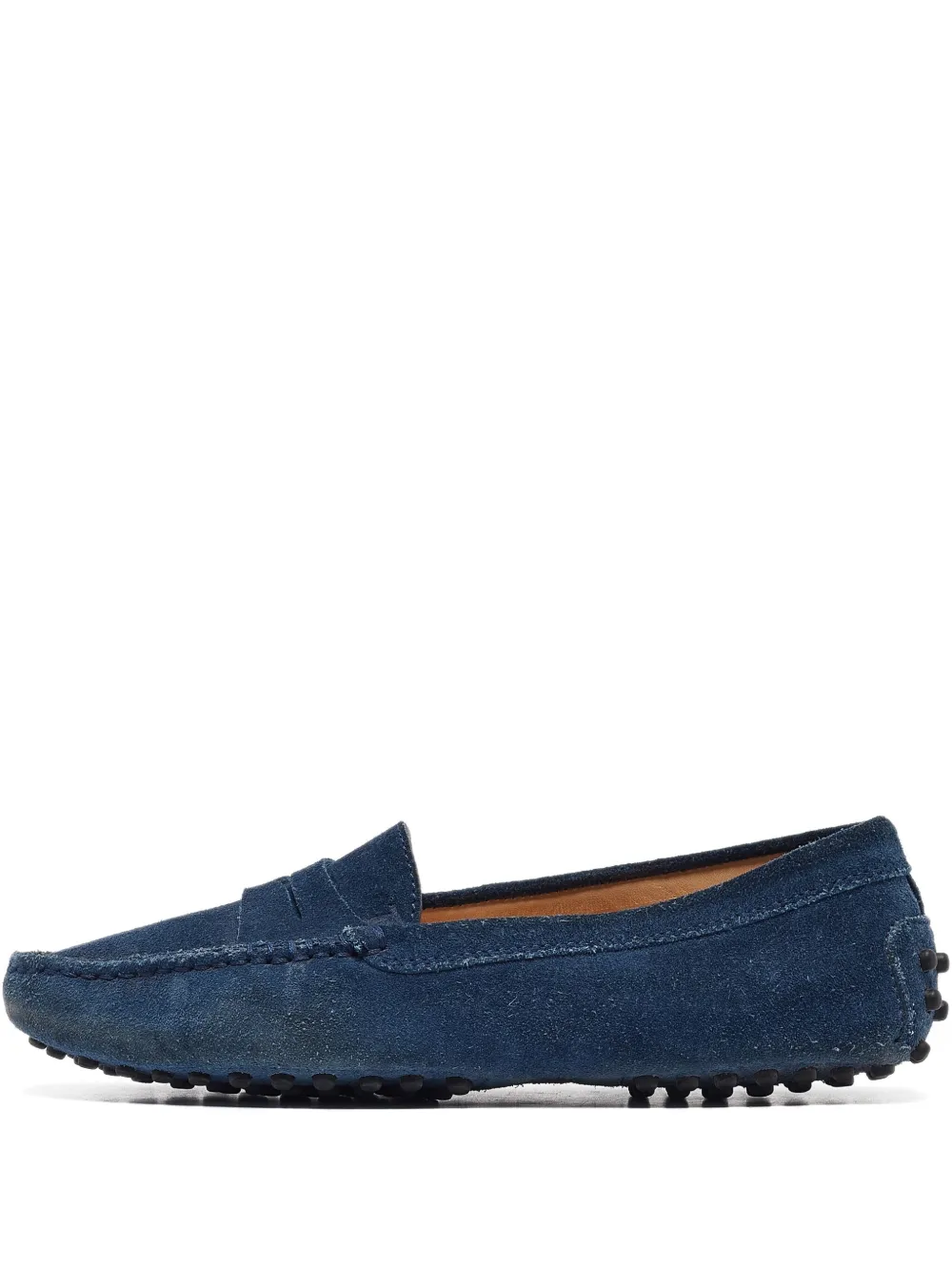 Tod's Vintage Gommino スエードローファー - ブルー Tod's Vintage Gommino スエードローファー - ブルー