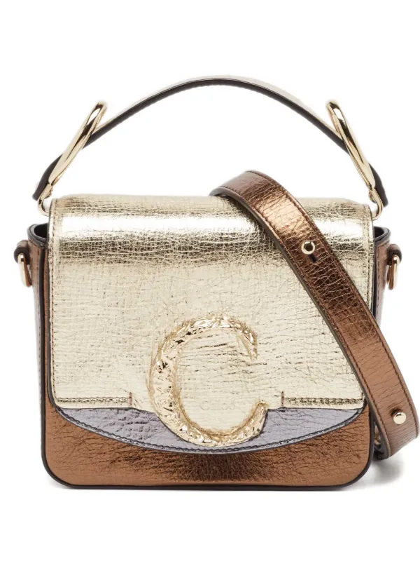 Chloé キャンバス レザー ハンドバッグ Chloé Pre-Owned キャンバス ハンドバッグ