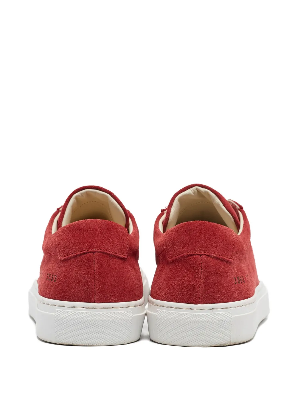  Common Projects Sneakers In Pelle Scamosciata - Rosso 
