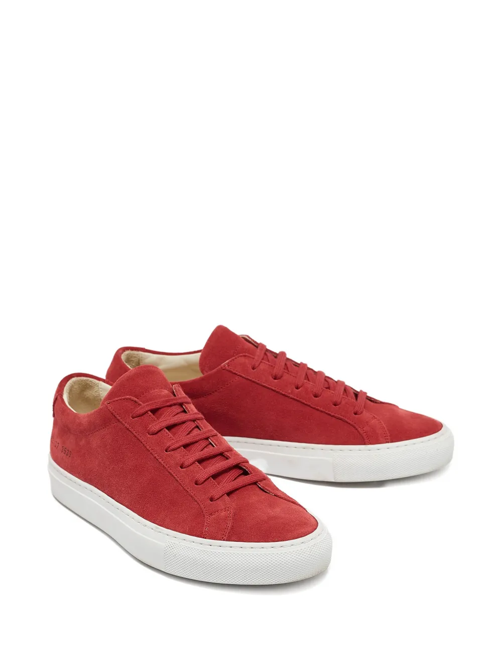 Common Projects Suède sneakers - Rood