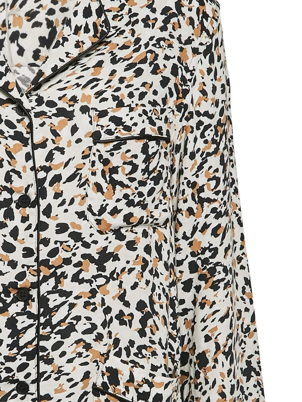 Pre-owned Zadig & Voltaire Animal-print Shirt In White