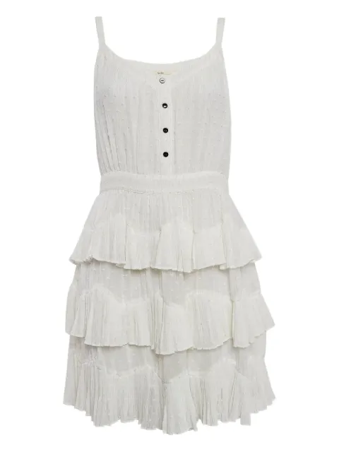 Maje pre-owned tiered button dress