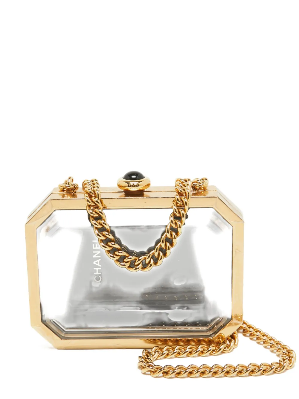 CHANEL Pre-Owned Première clutch bag - ゴールドトーン CHANEL Pre-Owned Première clutch bag - ゴールドトーン