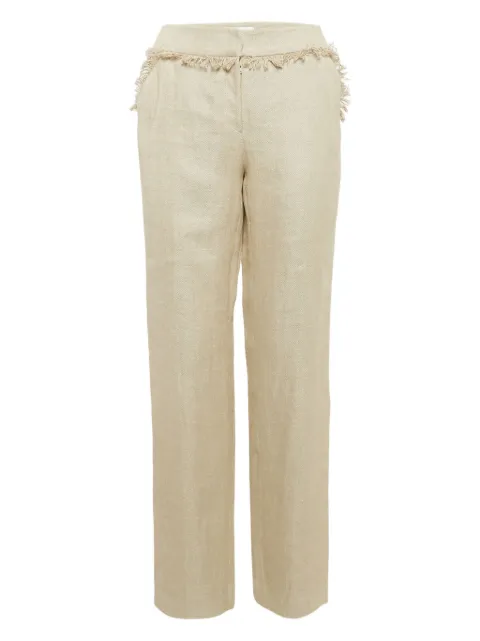 Valentino Garavani Pre-Owned fringe-detailed trousers