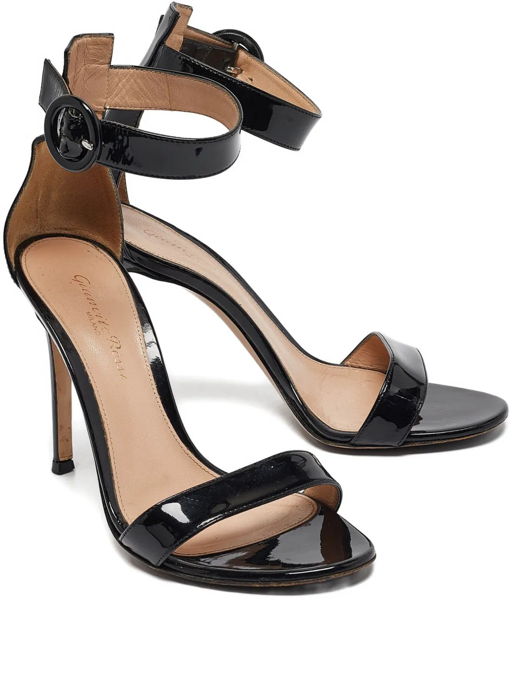 Gianvito Rossi Pre-owned 100mm Portofino ankle-srap sandals | Black | Image 1
