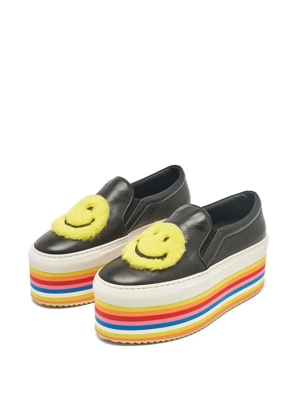 Joshua Sanders pre-owned Smile platform slip-on sneakers | Image 2